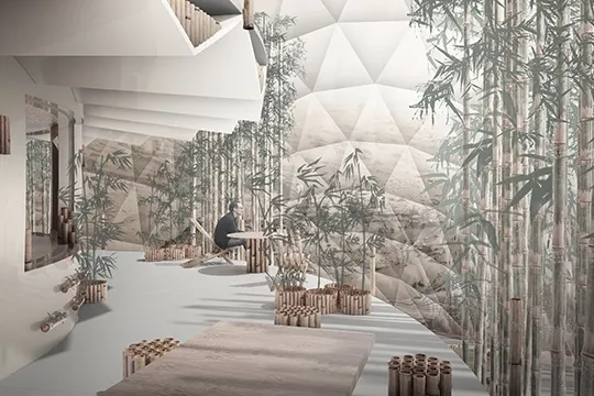 Easy-to-construct, comfortable living on Mars. 6