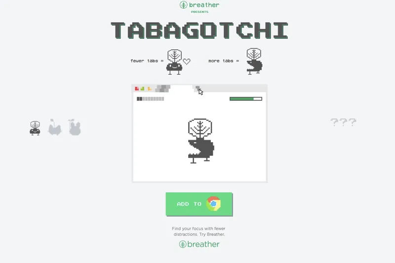 Tabagotchi is like Tamagotchi, but for Google Chrome! 2