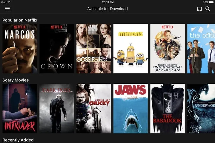 Download movies from Netflix to your device! 2