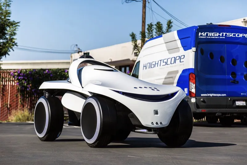 Knightscope's new robot looks like a mini concept car!! 1