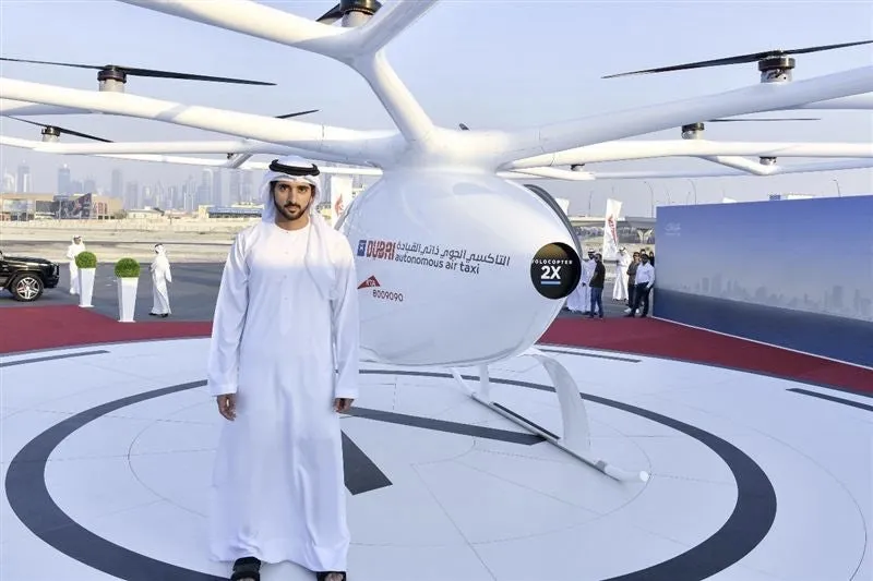 Volocopter flying taxi takes to the skies in Dubai! 1
