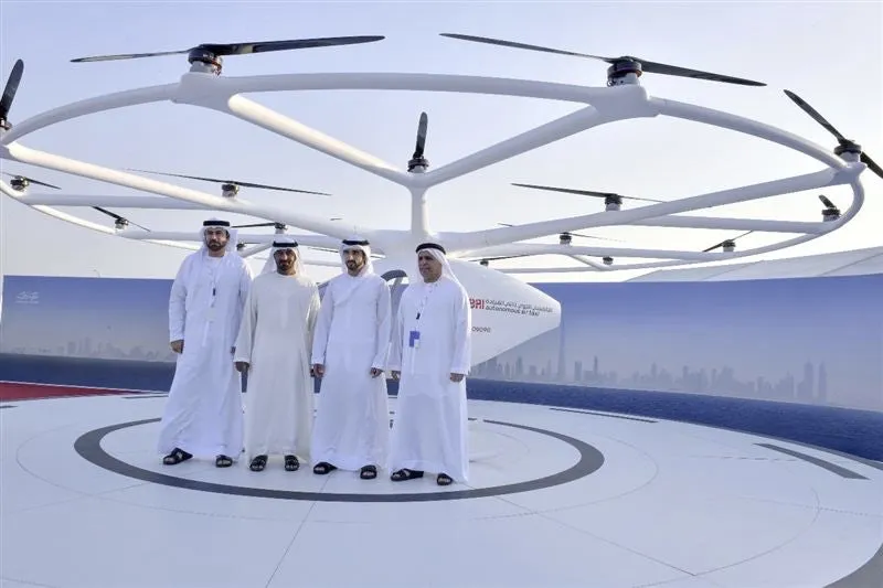 Volocopter flying taxi takes to the skies in Dubai! 2