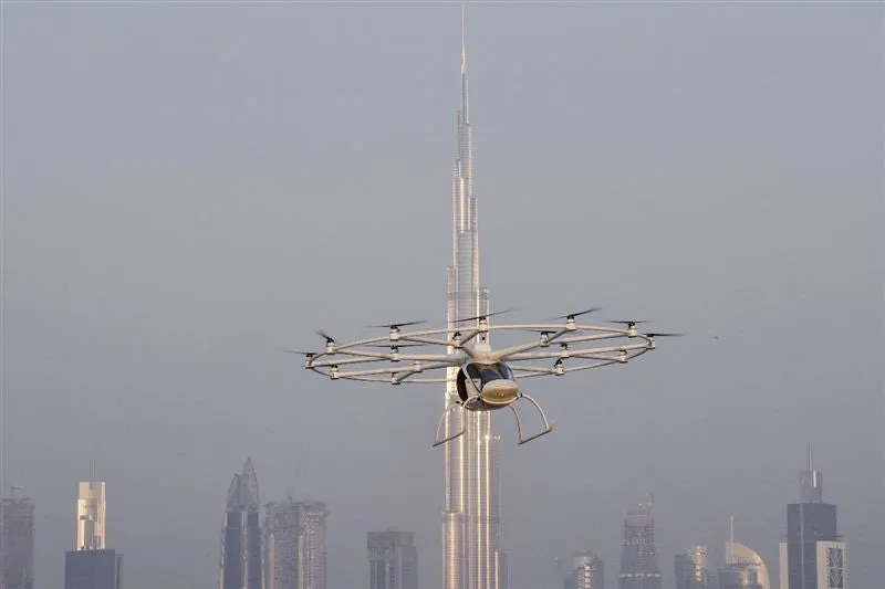 Volocopter flying taxi takes to the skies in Dubai! 3
