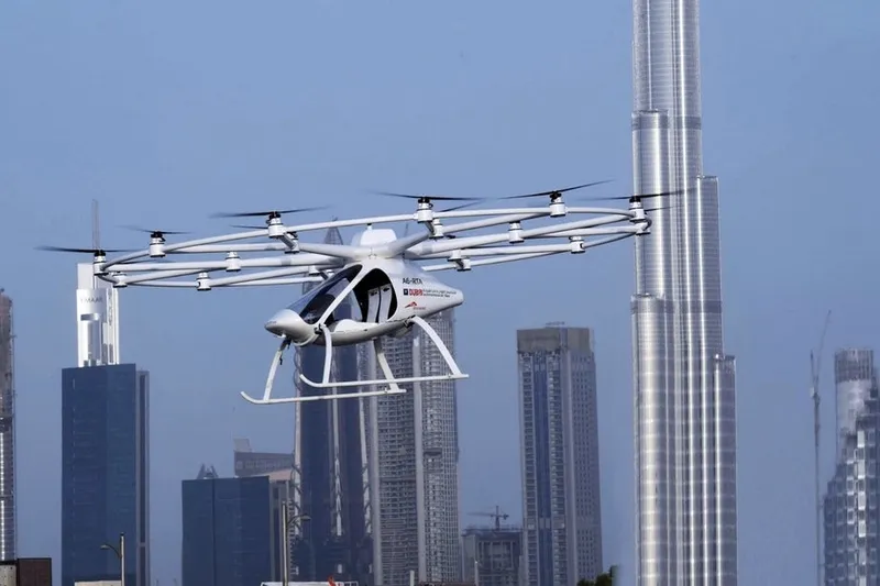 Volocopter flying taxi takes to the skies in Dubai! 4