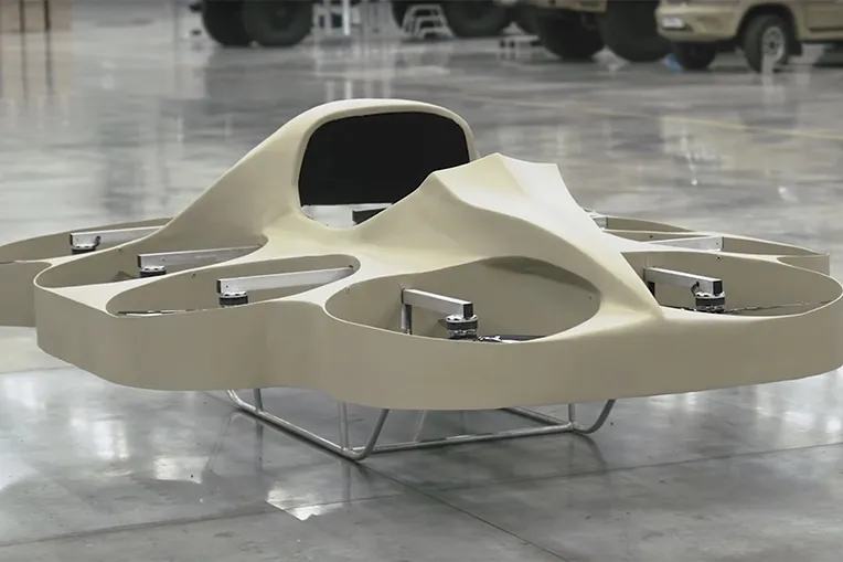 Video: Kalashnikov unveils a new electric-powered flying car! 5