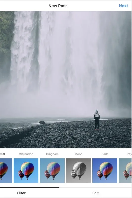 There is an app that allows you to upload to Instagram from your desktop! 1