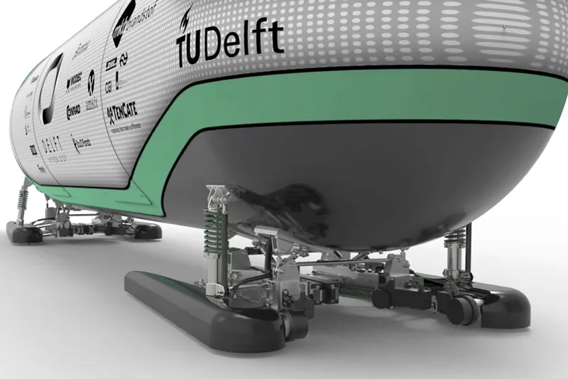 Video: Delft Hyperloop develops a prototype for high-speed travel between cities. 1