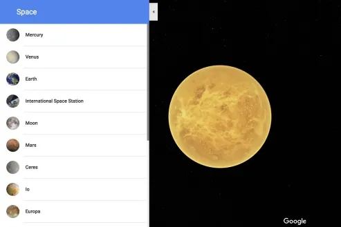 Ready to go to space,well you can with Google Maps 0