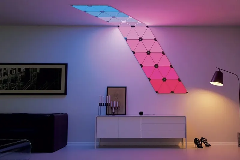 Video: This smart lighting panel changes colour to music 0