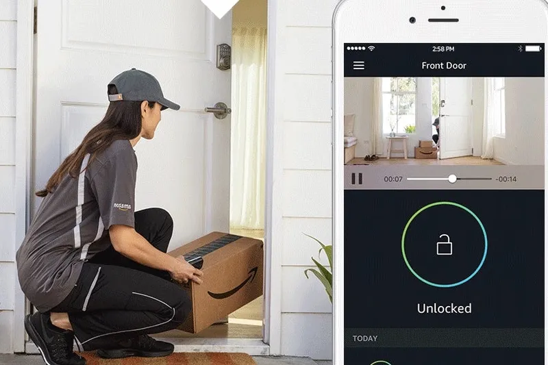 Not home? No Worries, Amazon lets the delivery person slip inside 5