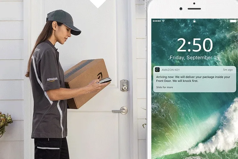 Not home? No Worries, Amazon lets the delivery person slip inside 3