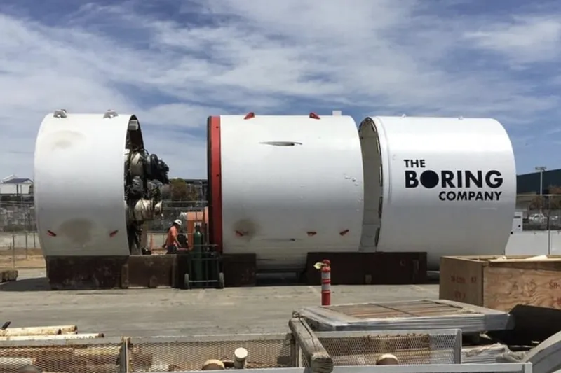 Elon Musk's underground tunnels in LA starts to take shape. 1