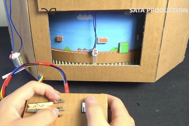 Video: Super Mario Bros. in a box, using cardboard... HOLIDAY