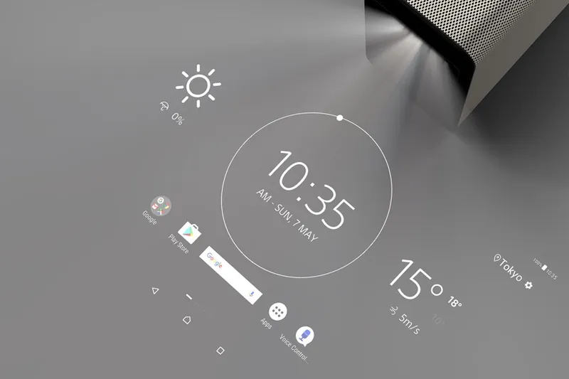 Video: Sony's Xperia Touch projects against walls and floors !