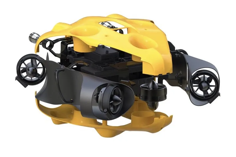 A submarine drone that follows you around underwater