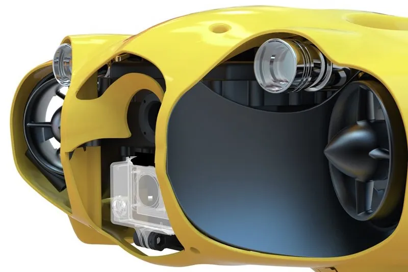 A submarine drone that follows you around underwater