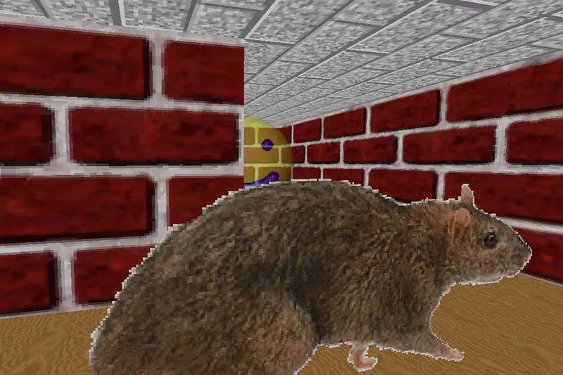 The Windows 95 tribute game traps you in the 3D maze screensaver
