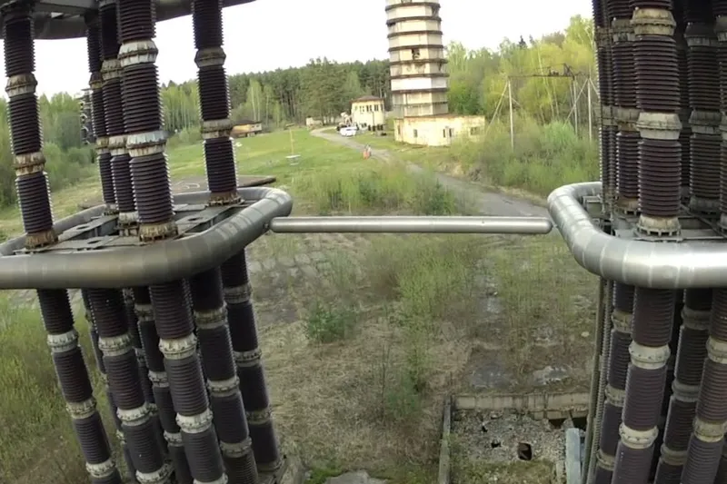 Futuristic 'Tesla Towers' in abandoned woods near Moscow