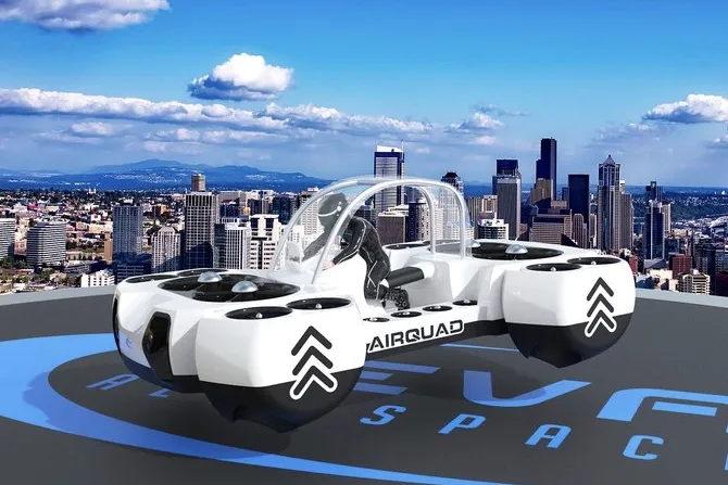 The AirQuadOne is the flying quad bike that looks INSANE!! 1