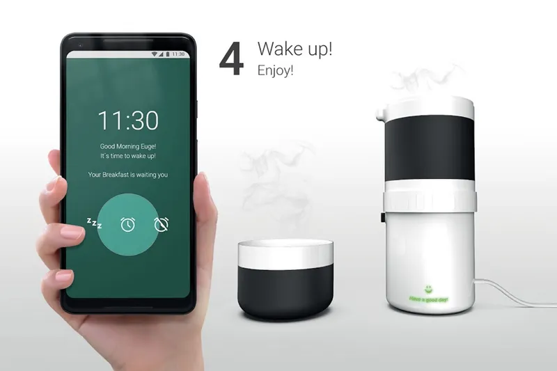 Wake up to a cup of joe, next to your bed 5