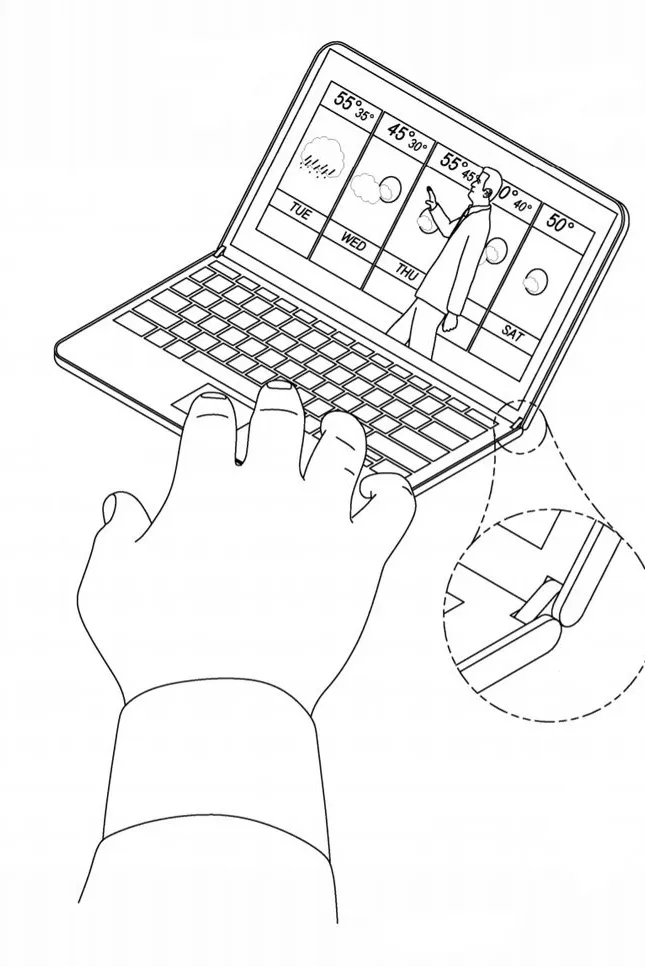 Patent for Microsoft surface notepad is here 1