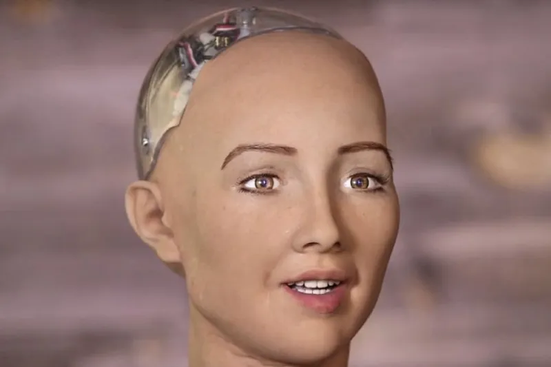 Creepy life-like robot, Sophia, finally get legs