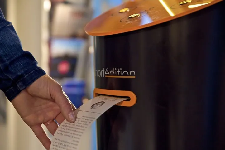 A Machine that Prints Free Short Stories for you to Read While you Wait! 2