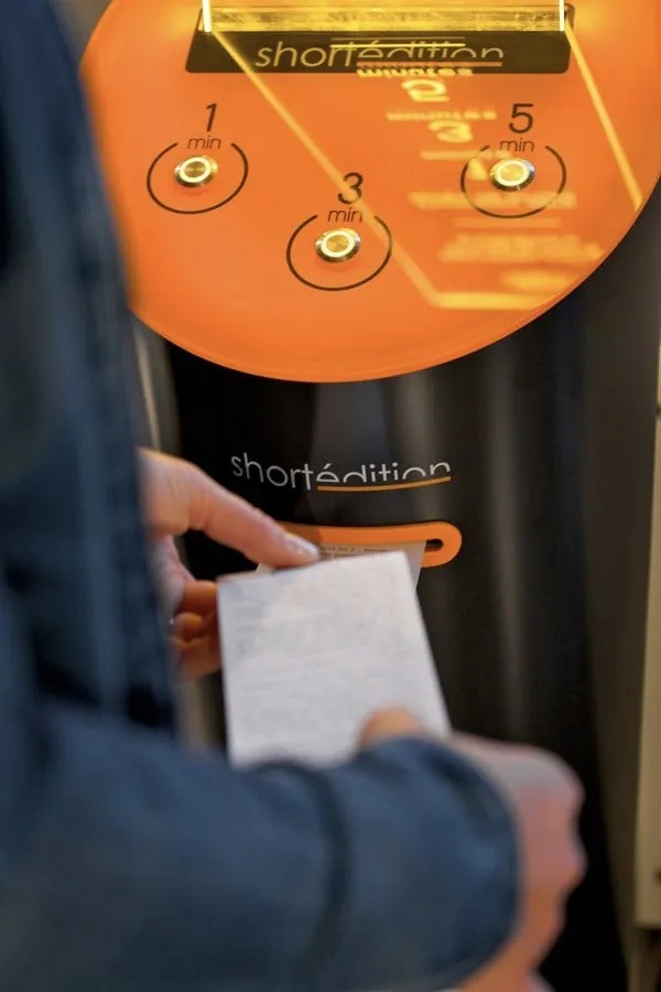 A Machine that Prints Free Short Stories for you to Read While you Wait! 3