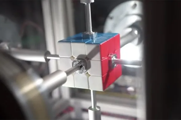 Video This robot solves a Rubik's cube in 0.38 seconds
