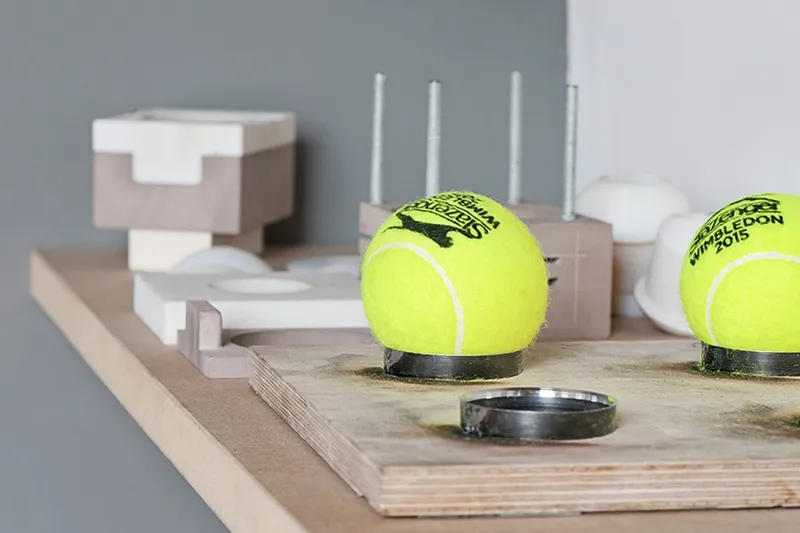 Reused Championship Tennis Balls Get's turned into Portable Speakers!! 7