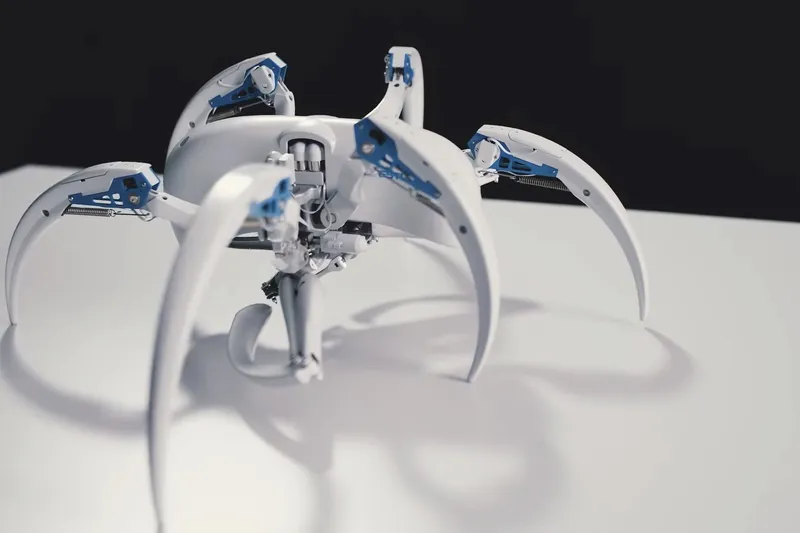 This spider-inspired robot can roll like a tire