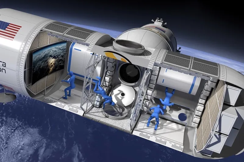Th Aurora Station is a luxury space hotel set to open by 2022