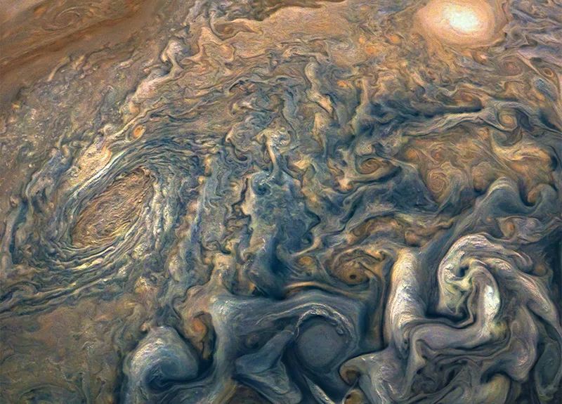 The clouds on Jupiter looks fake
