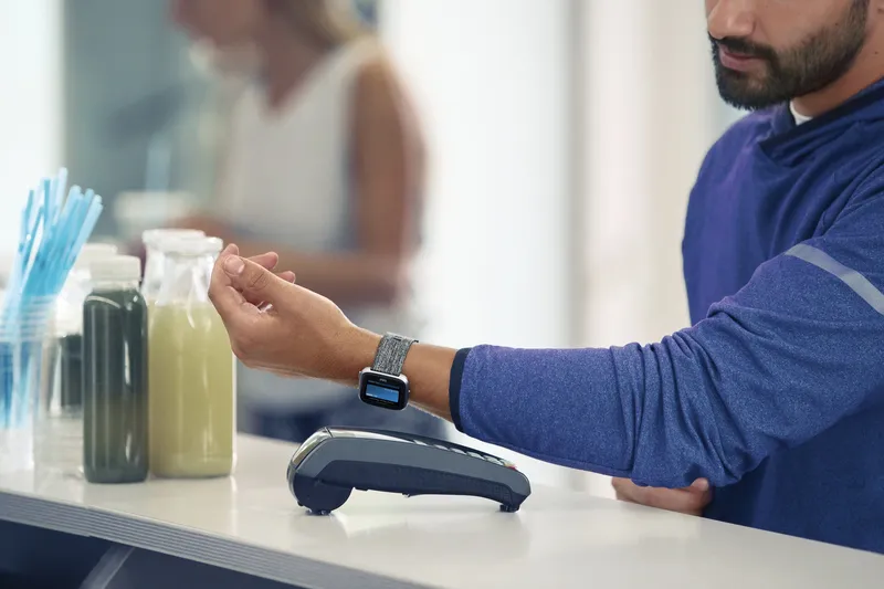 You can now pay via your Garmin or Fitbit
