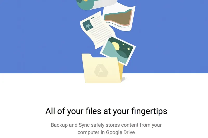 Google's Backup and Sync desktop app is available for download! 0