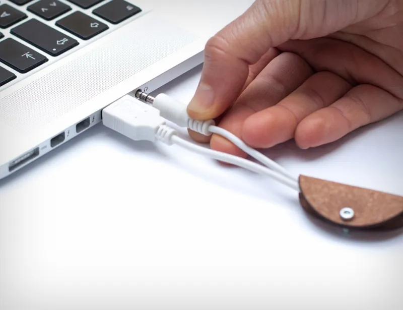 These speakers come in the shape of an envelope