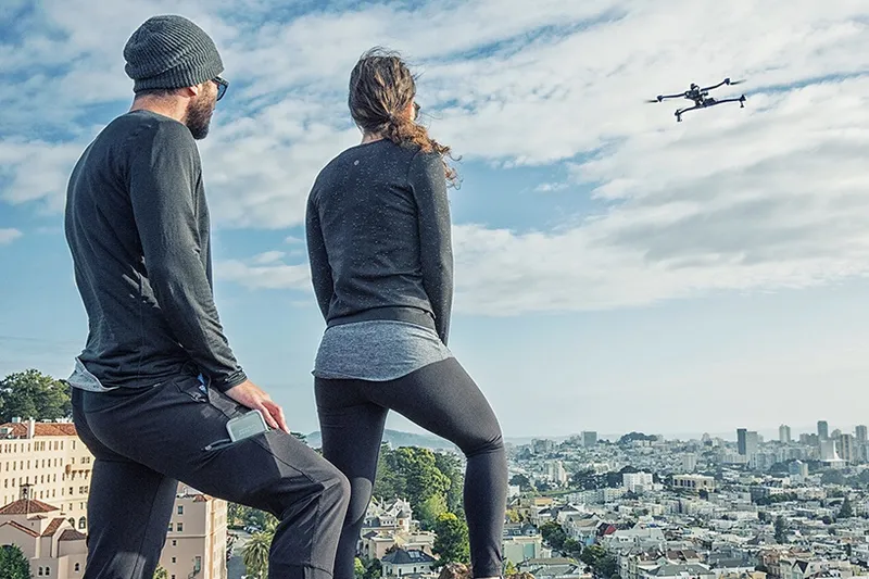 Hands-free drone that autonomously follow you around!! 4