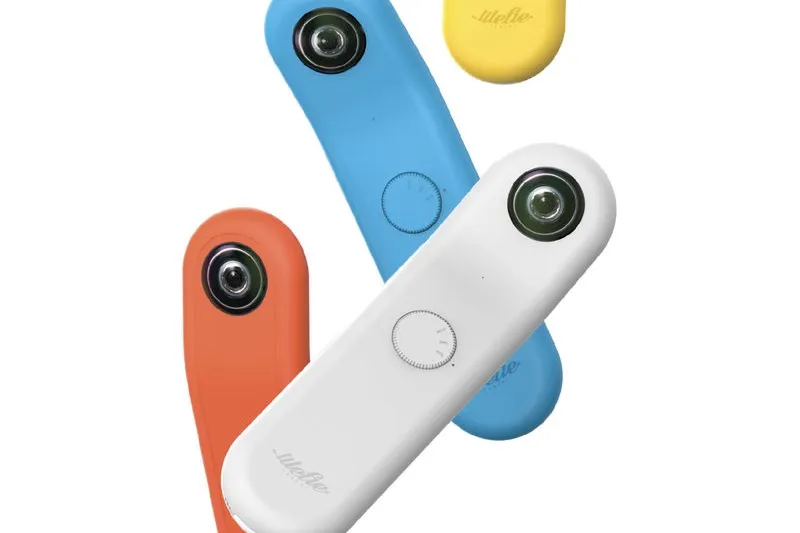 The 360-Degree selfie camera is a colorful handheld device for Selfies! 0