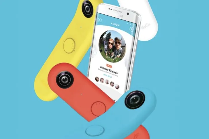 The 360-Degree selfie camera is a colorful handheld device for Selfies! 2