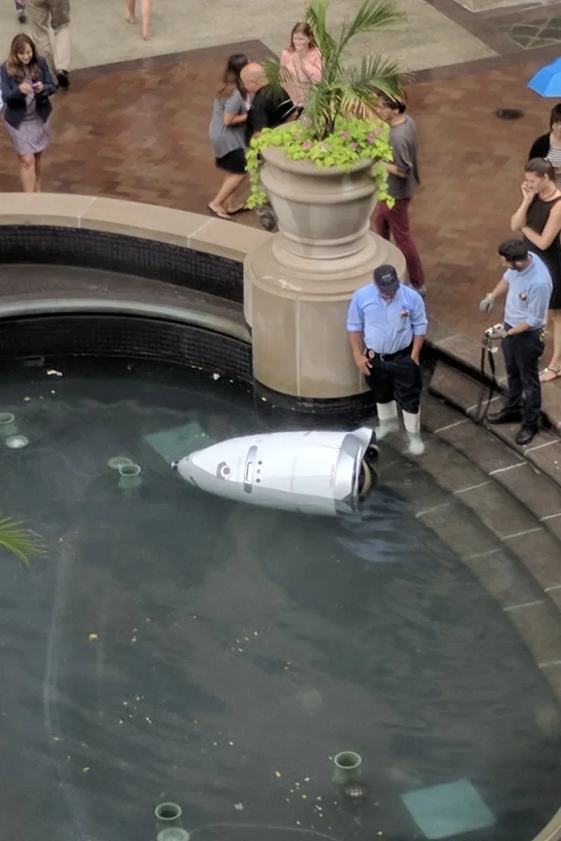 This security robot drowned itself, well that is awkward! 1