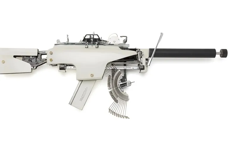 Typewriters gets recycled into Typewriter Guns! 2