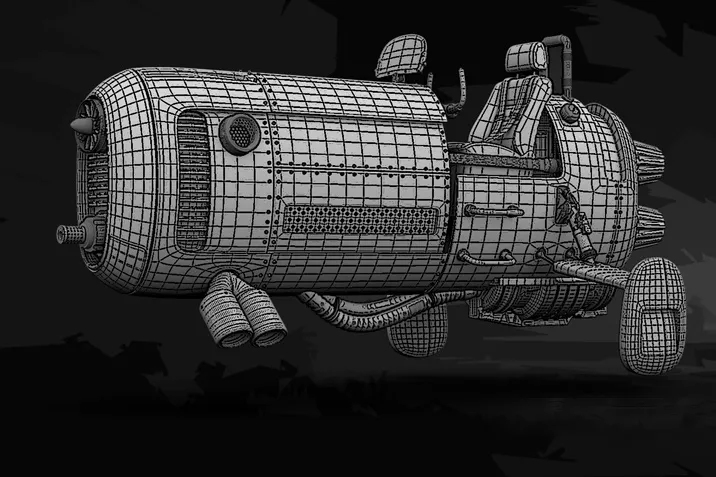 This Retro-Futuristic Vehicles concept it out of an unforeseen Sci-Fi movie! 13