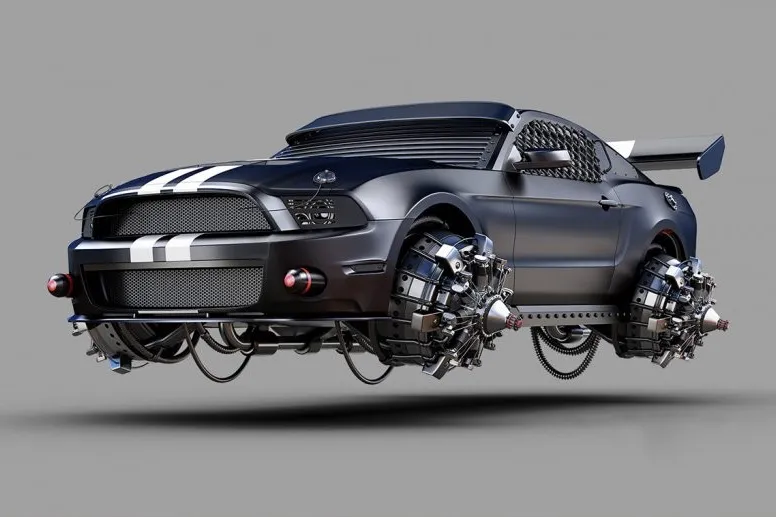 This Retro-Futuristic Vehicles concept it out of an unforeseen Sci-Fi movie! 0