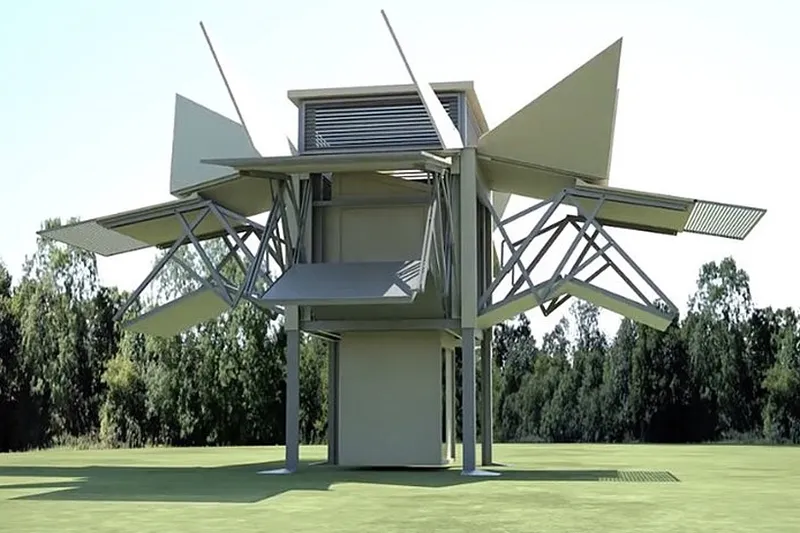 Ten Fold's unfolding building prototype is a dream from the future!! 1