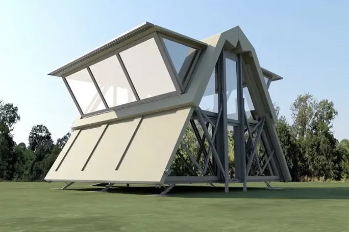 Ten Fold's unfolding building prototype is a dream from the future!! 9