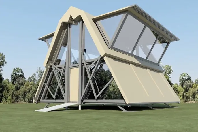 Ten Fold's unfolding building prototype is a dream from the future!! 7
