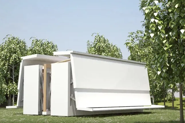 Ten Fold's unfolding building prototype is a dream from the future!! 3