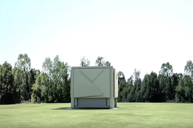 Ten Fold's unfolding building prototype is a dream from the future!! 2