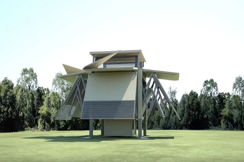 Ten Fold's unfolding building prototype is a dream from the future!! 0