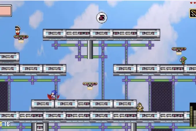 Video: See how old school Mario, Sonic and Link kickass! 0